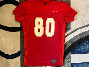 Vintage Nike San Francisco 49ers Jerry Rice Jersey Mens Size L Home Red - Picture 1 of 11