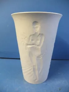 Alte Vase, Porzellan, KPM-Berlin, Seladon, Siegmund Schütz, mehfach gemarkt 1930 - Bild 1 von 18