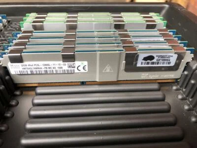 32GB 4RX4 PC3L-12800L ECC DELL F1G9D SK  Hynix  Server RAM HMT84GL7BMR4A-PB - Image 1 of 3