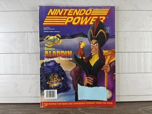 Revista Nintendo Power Disney's Aladin Vol 55 Dic 1993 con póster y tarjetas coleccionables - Imagen 1 de 6