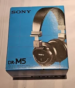 Vintage Sony DR-Z5 Stereo Headphones new in the Original Box free shipping - Picture 1 of 4