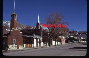 Austin Nevada Straßenszene alte Autos Kirchen 1980 Kodachrome 35mm Dia - Bild 1 von 1