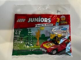 Lego Juniors 30338 Fire Car New Sealed Polybag Retired, Easy to Build