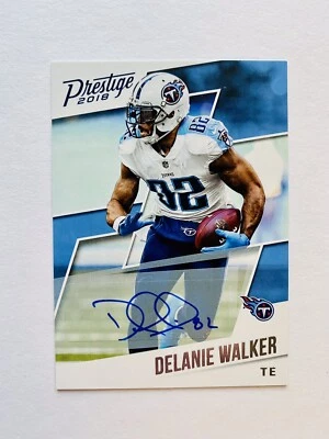 2018 Prestige Football #109 Delanie Walker AUTO Tennessee Titans - Image 1 of 4