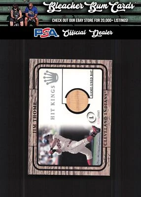 Bate usado Fleer Legacy 2001 NNO Jim Thome Hit Kings juego Foto 1 de 2