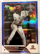 2023 Topps Pro Debut Elly De La Cruz Blue Foil #/150 Cincinnati Reds