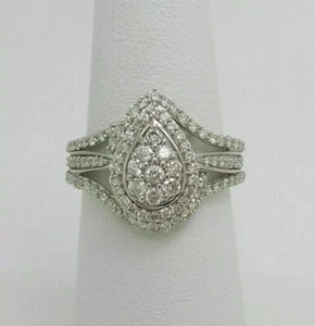 3Ct Round Lab Created Diamond Women Engagement Ring 14K White Gold Plated - Picture 1 of 5