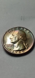 1969-S Washington Proof Quarter-BU Beautifully Toned - Picture 1 of 4