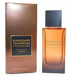 NEW IN BOX Men's Collection MAHOGANY TEAKWOOD COLOGNE Bath and Body Works 3.4 oz - Picture 1 of 3