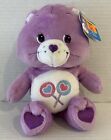 Vintage Care  Bears SHARE BEAR Plush 9” Purple Bear Lollipops -20th Anniversary