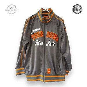 Chaqueta de bombardero Santos Tour Down Under 2012 para hombre cremallera completa - Imagen 1 de 2