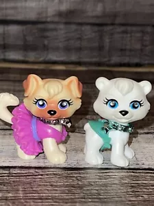 POLLY POCKET SPARKLIN' MASCOTAS DUETOS PERRO Y OSO POLAR FIGURAS JUGUETES VESTIDOS MATE - Imagen 1 de 4