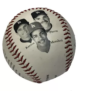 LA DODGERS VINTAGE 1990er COMMEMORATIVE BASEBALL 3 IN A ROW ROOKIES OF THE YEAR - Bild 1 von 4