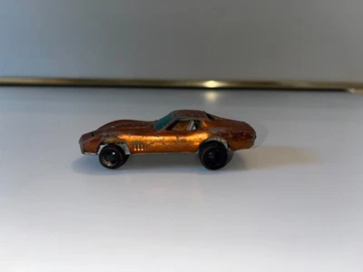 Hot Wheels Redline  Original 1967 Custom Corvette Orange  Hong Kong  - Image 1 of 4