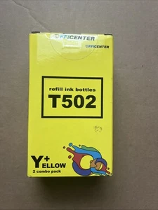 OFFICENTER T502 502 Tinten-Nachfüllflaschen gelb für EcoTank Ablaufdatum 12.07.2025 - Bild 1 von 2
