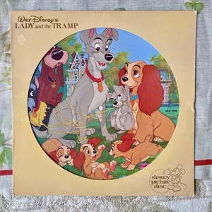Walt Disney Picture Disc LP Lady and the Tramp Vinyl Schallplatte Disneyland 3103 1980 - Bild 1 von 4