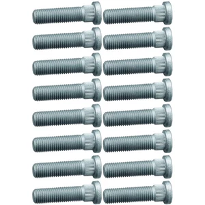 H&R 1255044 16 x Knurl Knurled Bolt Wheel Studs 12 x 1.5 x 50 mm Set for Spacers - Picture 1 of 3