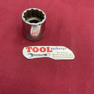 Snap On 1-1/16"   12 Point Shallow Socket   1/2" Inch Drive   SW341 USA - Bild 1 von 4