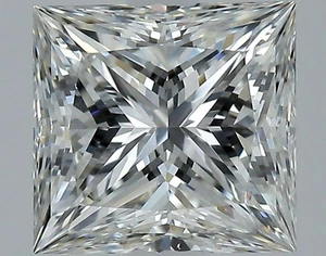 Princess 1,49 Karat Zert. AGI natürlicher abgebauter Diamant lose F Farbe VVS2 Reinheit - Bild 1 von 2