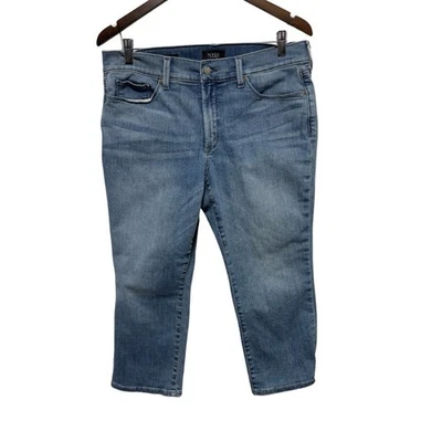 NYDJ Jeans Womens 14 Petite Marilyn Crop FixTuck Stretch Denim Cropped - Image 1 of 4