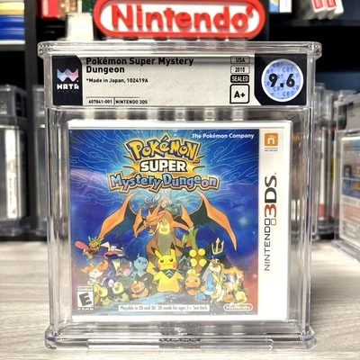 WATA Graded 3DS Pokémon Super Mystery Dungeon 9.6 A+ Nintendo 3DS - Image 1 of 2
