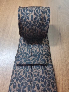 Raoul Duly Tie Men's Floral All Over Print Necktie France 57x4" Los Cornets - Picture 1 of 9