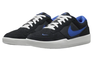 Nike SB Force 58 nere Hyper Royal blu antracite taglia 9 uomo DV5477 004 - Foto 1 di 8