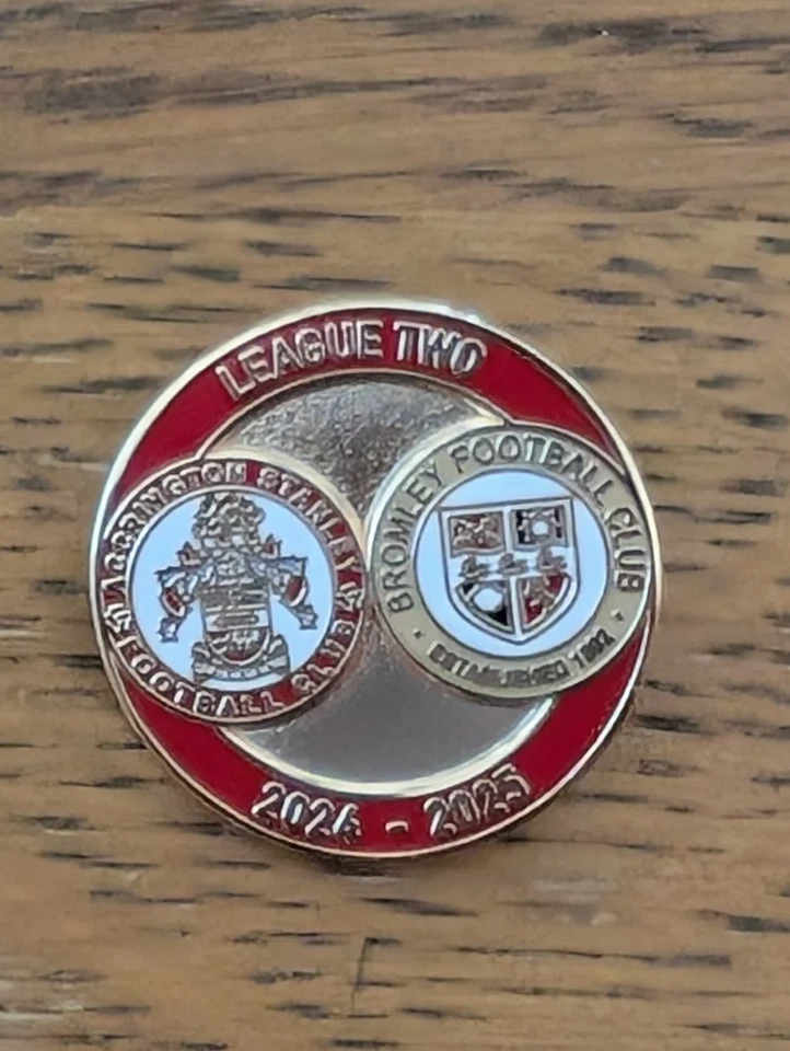 Accrington Stanley V Bromley Badge - Image 1 of 1
