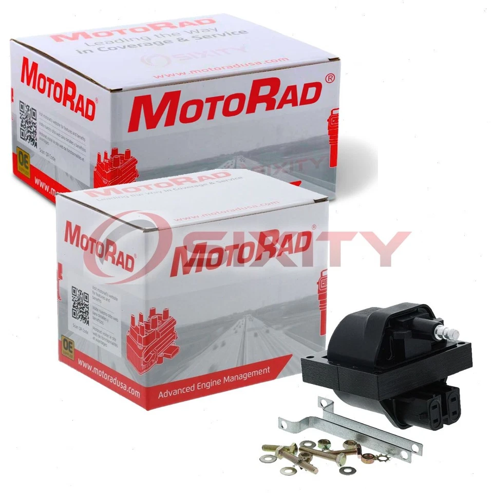 MotoRad Ignition Coil for 1989-1991 Chevrolet R2500 Suburban Spark Plug Wire od - Image 1 of 4