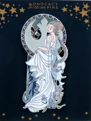 DISNEY FANTASY PIN PRINCESS LEIA V2 GILDED GALAXIES STAR WARS LE 50 JUMBO - Image 1 of 2