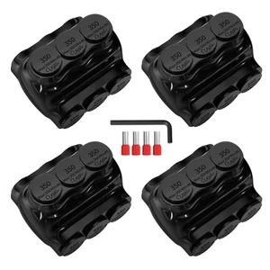 3 Port Isolierter Multi Tap Connector 350MCM - 6 Stärke Drahtverbinder Aluminium... - Bild 1 von 6