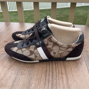 Coach JOSS Brown and Black Sneakers - Picture 1 of 9
