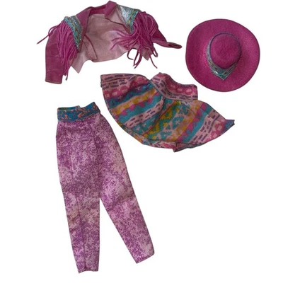 Traje de muñeca Barbie Western Fun solo 1989 Mattel 9932 Foto 1 de 4