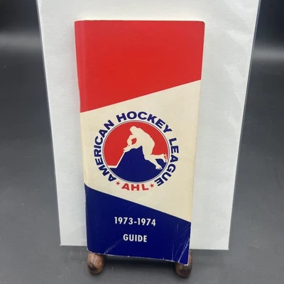AMERICAN HOCKEY LEAGUE 1973-1974 GUIDE With Schedule - Image 1 of 4