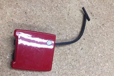 Cubierta de gancho de remolque trasero plateado 30678001 Volvo S40 V50 2004-2007 Foto 1 de 4