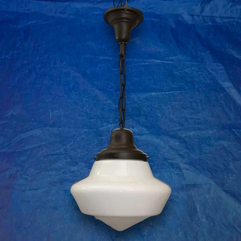 28” Long Antique Entry Pendant Light Brown Finish *** Cover