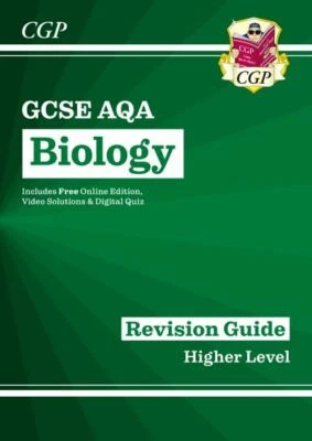 New Grade 9-1 GCSE Biology: AQA Revision Guide with Online Edition (Hardback) - Image 1 of 2
