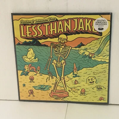 LESS THAN JAKE greetings and salutations LP Record Vinyl , STILL SEALED / NEW - Image 1 of 2