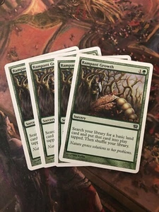 MTG Magic the Gathering RAMPANT GROWTH 9ED Ninth Edition x 4 Cards NM/M - Picture 1 of 1