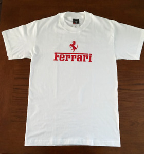 Ferrari Red Wording - Hanes Beefy T, T-shirt