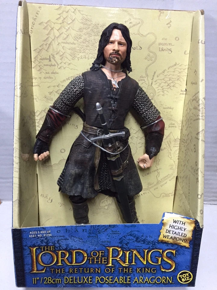 Toybiz Signore degli Anelli Lord of the Rings ARAGORN 27 cm Figure MIB, 2004 - Immagine 1 di 1