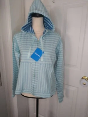 Jaqueta Columbia Feminina M Melody Spring com Capuz Zíper Completo Manga Longa Suéter Fleec - Imagem 1 de 4