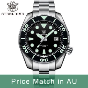 Steeldive SD1971, SUMO, NH35, AR Sapphire, Lume, 200m Diving, Bracelet, BNIB - Picture 1 of 10