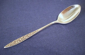 Vintage Wallace Sterling Silver "Spanish Lace" Pattern Mini Demitasse Spoon - Picture 1 of 3