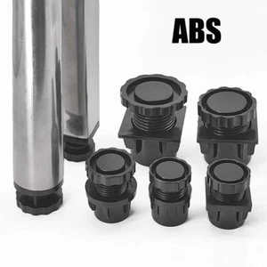 Adjustable Table Feet Levelling Height Tube Cover End Cap Plug Inserts Furniture - Picture 1 of 24