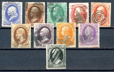 Scott 145 - 154 Used FVF US 1870 National Bank Note SCV $1,150 - Image 1 of 2