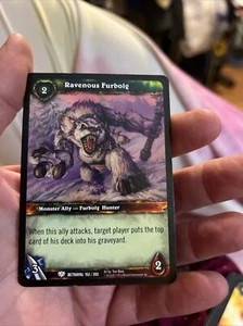 World of Warcraft WOW Trading Card Ravenous Furbolg 152/202 - Picture 1 of 2