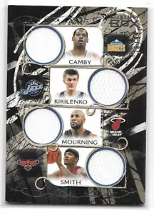 2006-07 Luxury Box Relics Seven #LB7R10 Camby Kirilenko Mourning Dalembert /99 - Picture 1 of 2