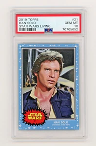 Han Solo Star Wars Living Set PSA 10 Card 21 Topps 2019 - Picture 1 of 2