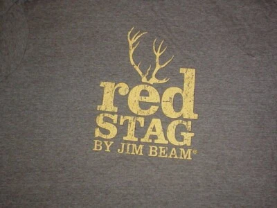 Jim Beam Red Stag Liquor Rum Logo New Vintage Promo XL T Shirt T-Shirt - Image 1 of 2